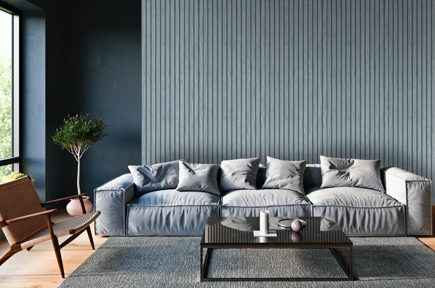 Panacea Blue Wood Collection by Belgravia Décor