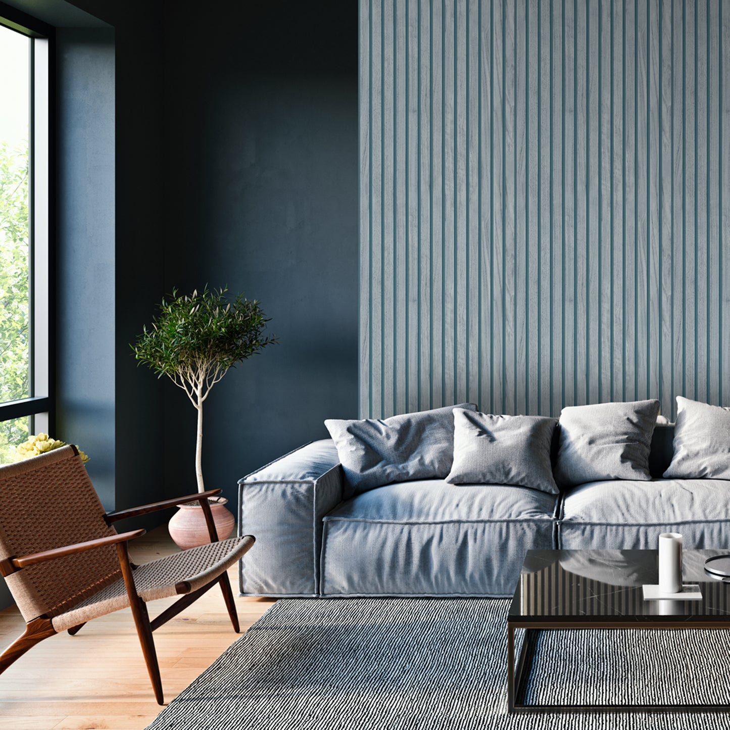 Panacea Blue Wood Collection by Belgravia Décor