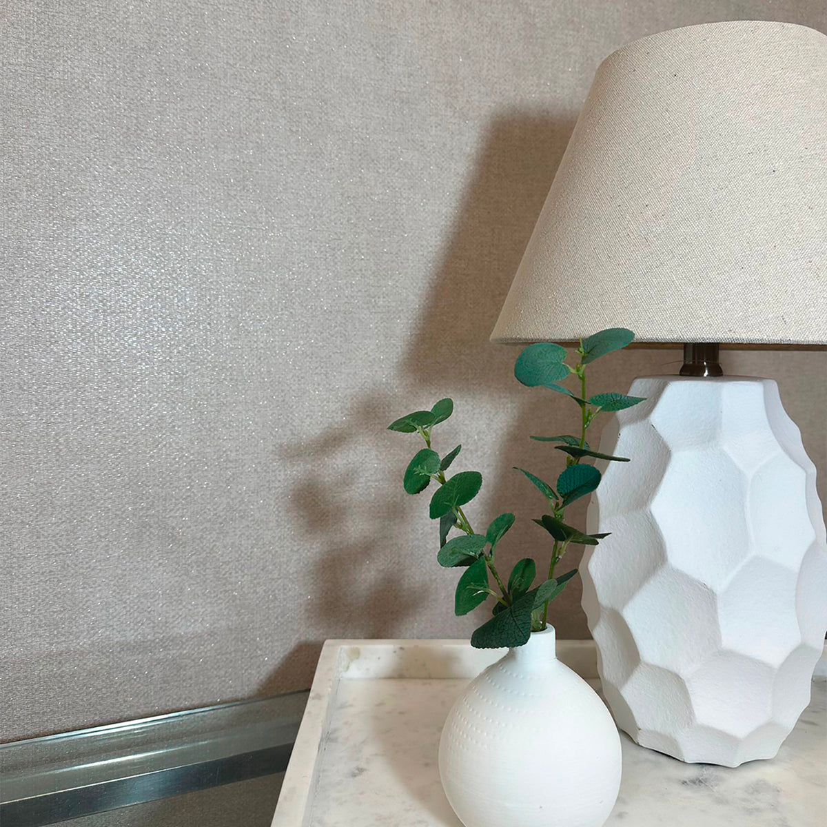 Mantella Beige Heavyweight Wallpaper by Belgravia Décor