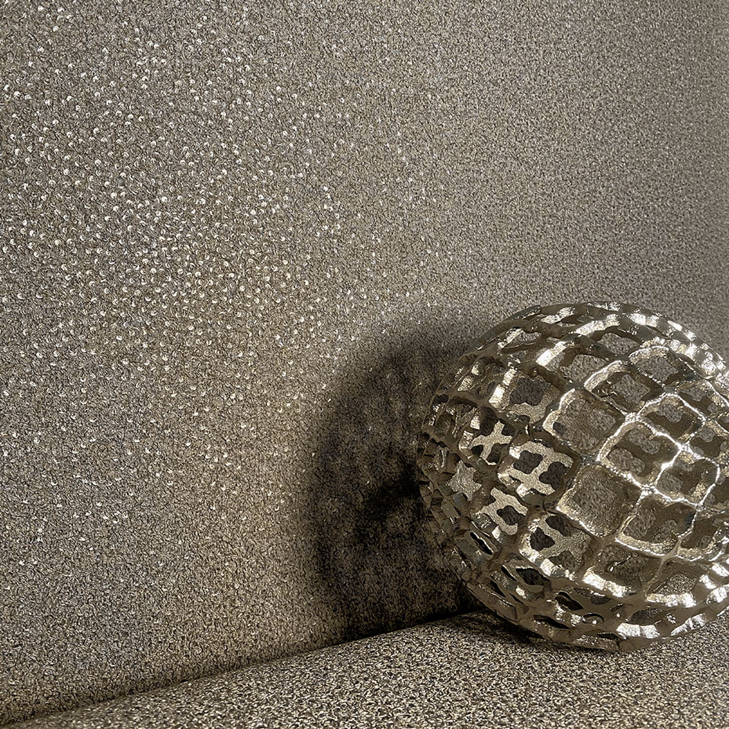 Valentino Sequin Texture Mocha Luxury Italian Heavyweight by Belgravia Décor