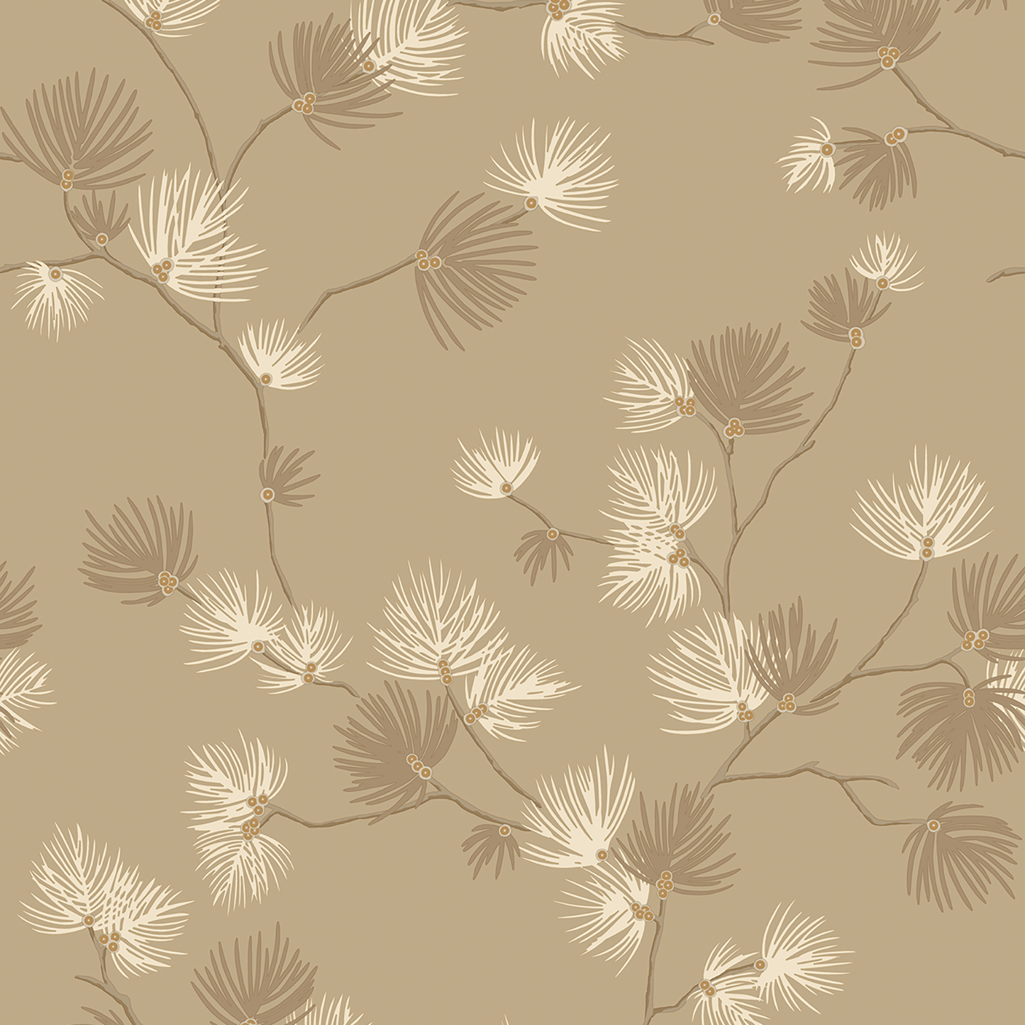 Valentino Sequin Pine Texture Champagne Luxury Italian Heavyweight by Belgravia Décor