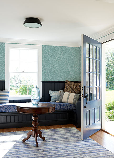 Elin Sky Berry Botanical Wallpaper by A Street Prints