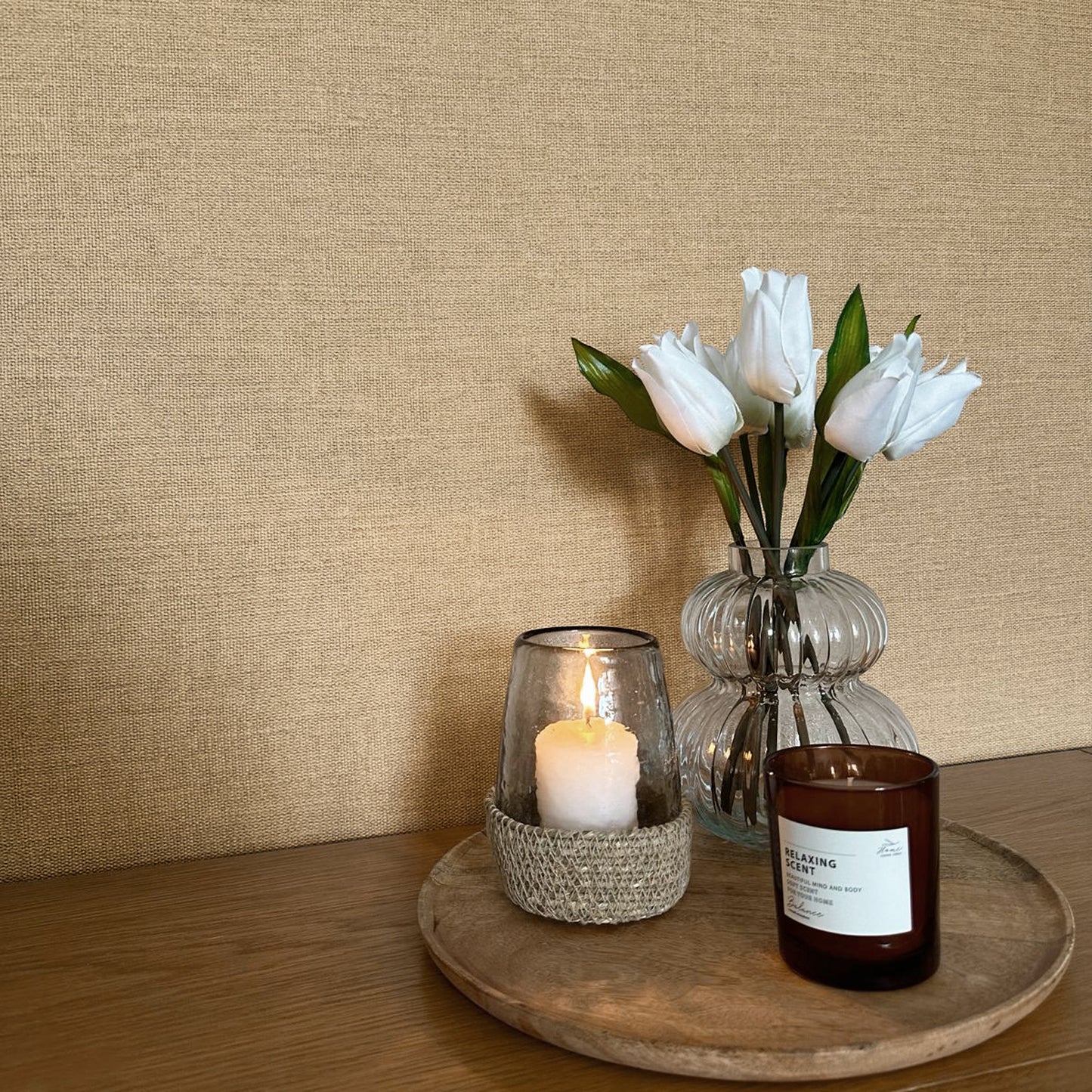 Carmella Texture Sand Luxury Italian textured wallcovering by Belgravia Décor