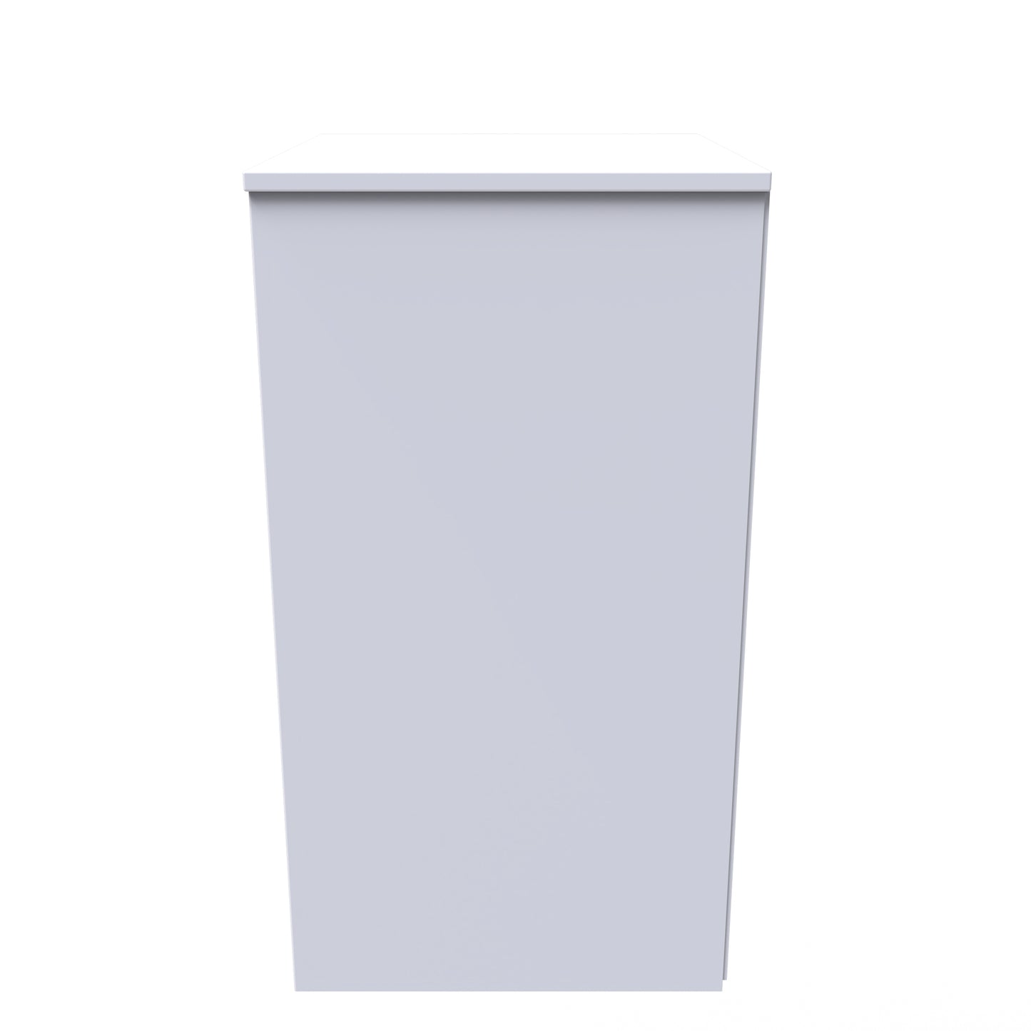 Presley 3 Drawer Bedside (Wireless Charging) in White Gloss White Matt by Welcome Furniture