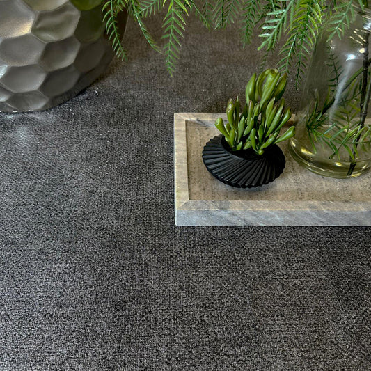 Mantella Dark Grey Heavyweight Wallpaper by Belgravia Décor