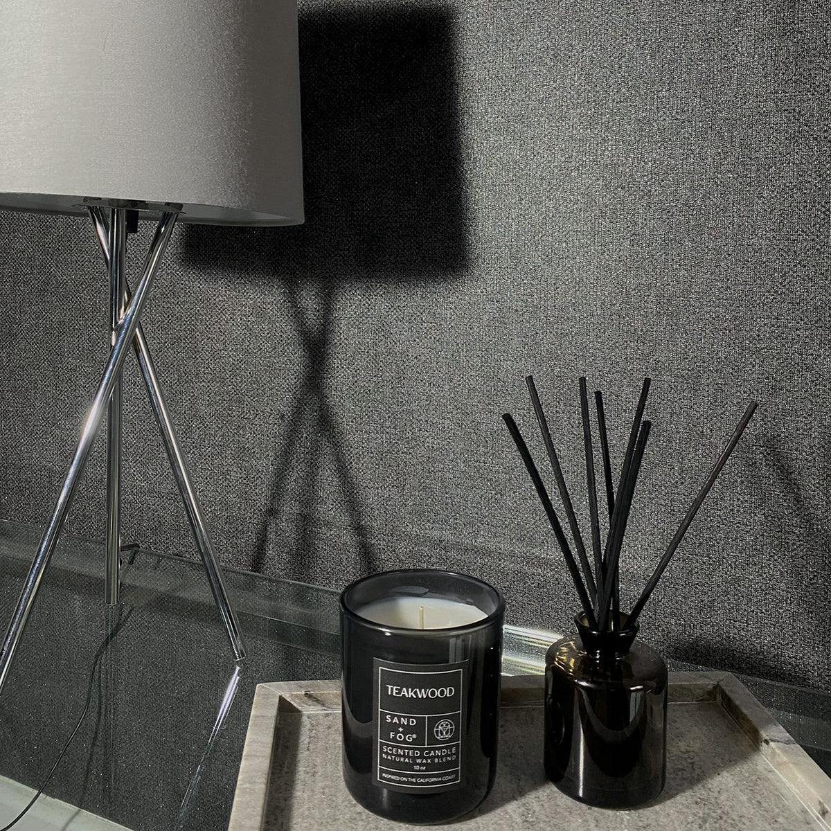 Mantella Dark Grey Heavyweight Wallpaper by Belgravia Décor