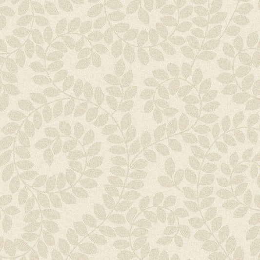 Valentino Leaf Print Cream Luxury Heavyweight vinyl by Belgravia Decor