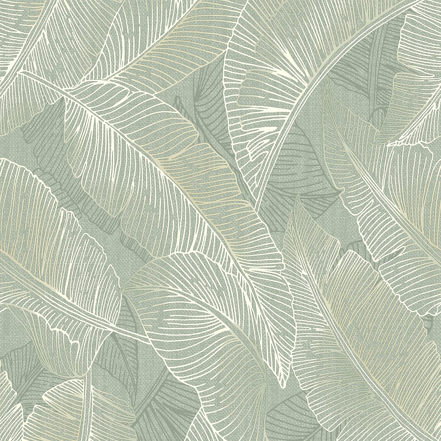 Anaya Leaf Green Wallpaper by Belgravia Decor