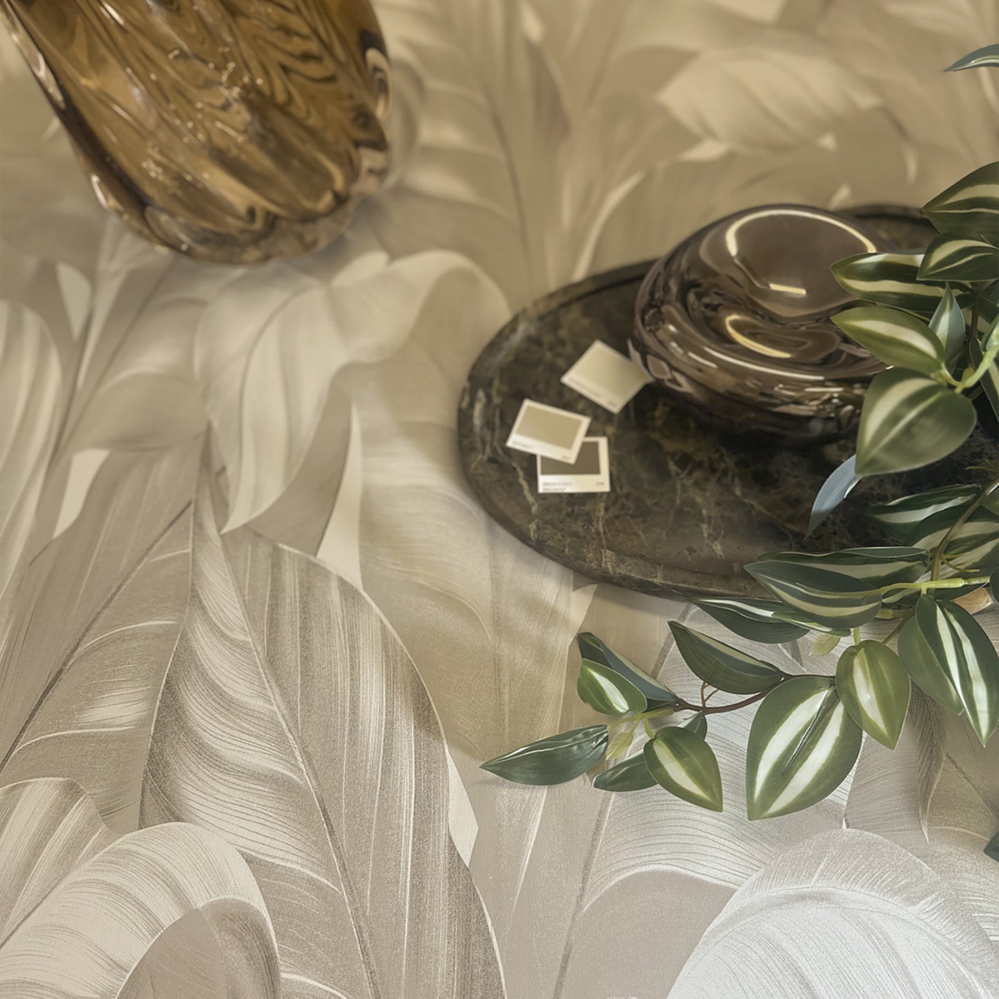 Sumatra Beige Wallpaper by Belgravia Décor