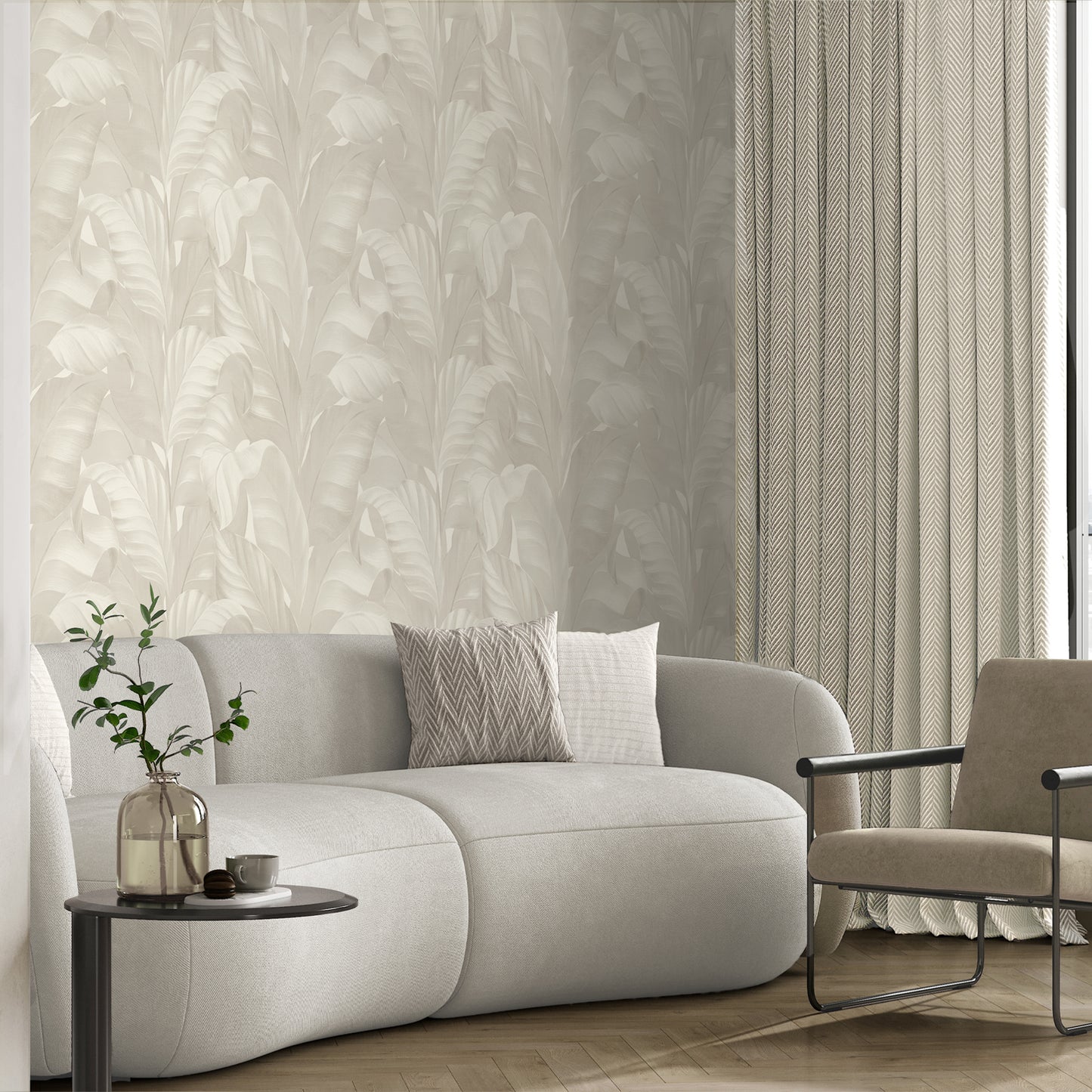Sumatra Cream Wallpaper by Belgravia Décor