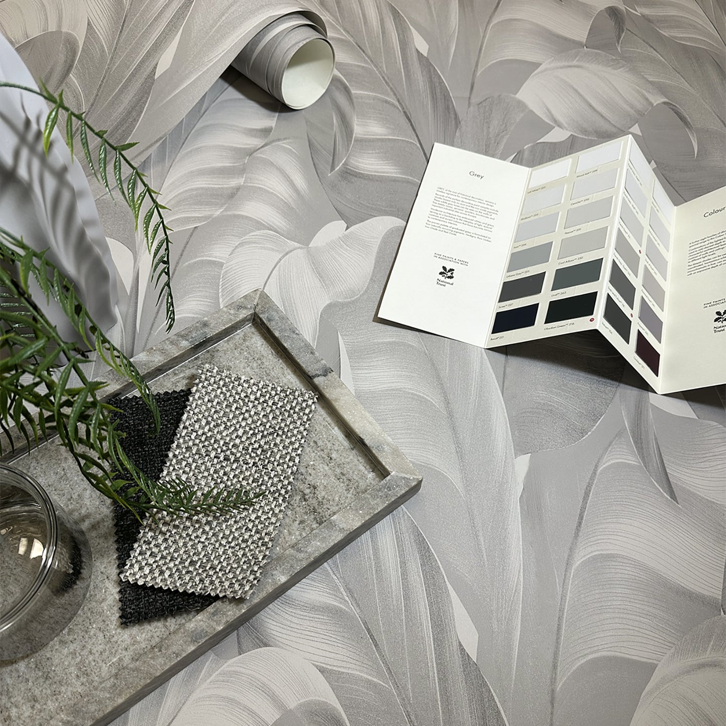 Sumatra Grey Wallpaper by Belgravia Décor