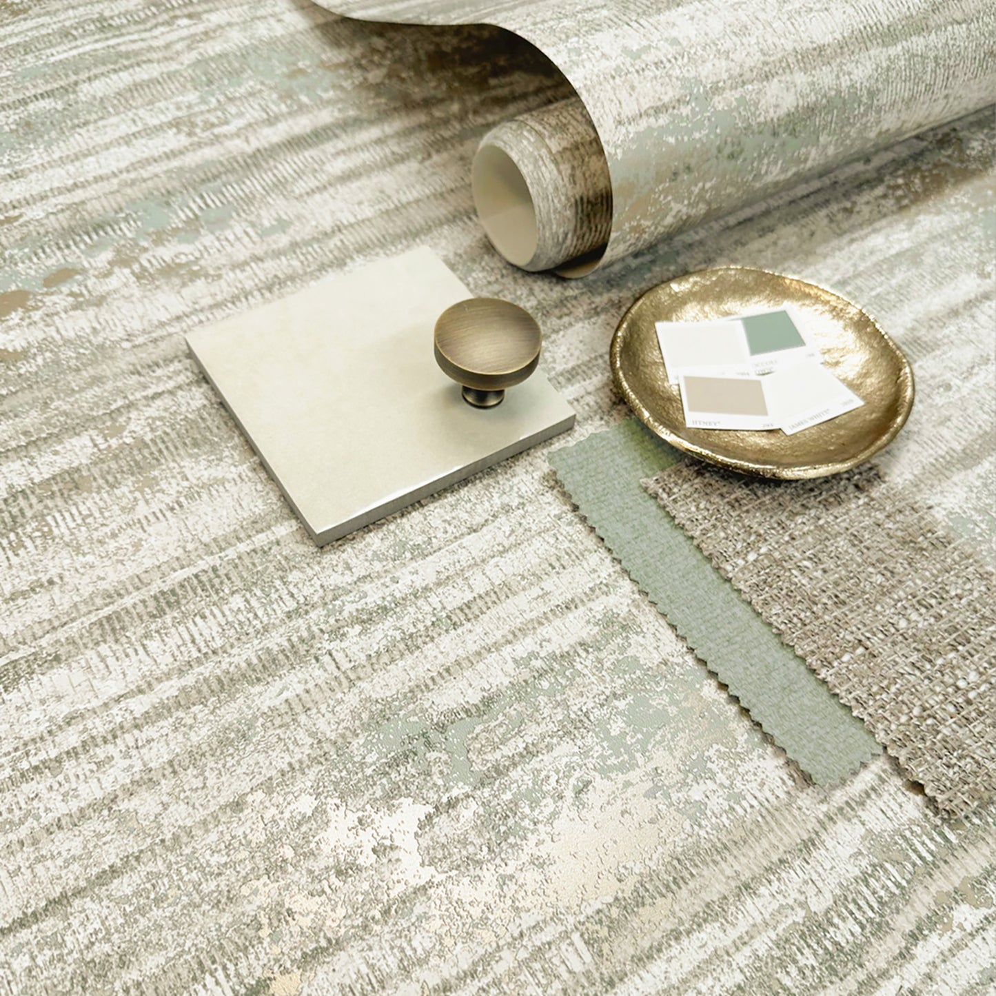 Oakah Sage Luxury wallpaper by Belgravia Décor