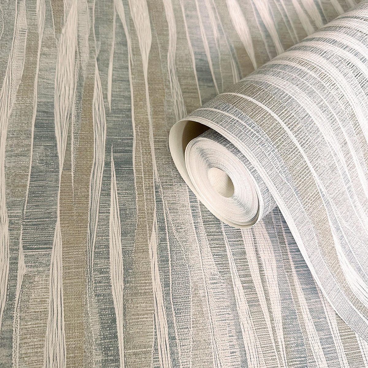 Fabiano Blue Heavyweight Wallpaper Collection by Belgravia Décor