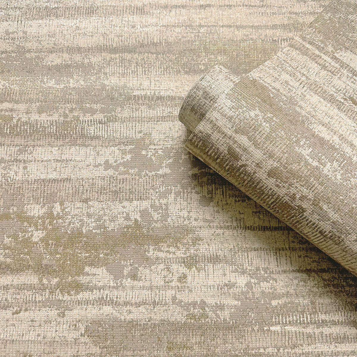 Caspian Beige Heavyweight Vinyl Wallpaper by Belgravia Décor
