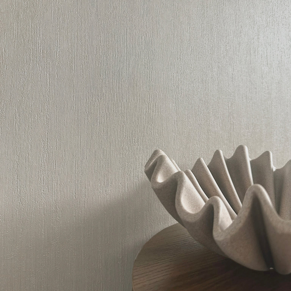 Langdale Light Beige Textured Wallpaper by Belgravia Décor