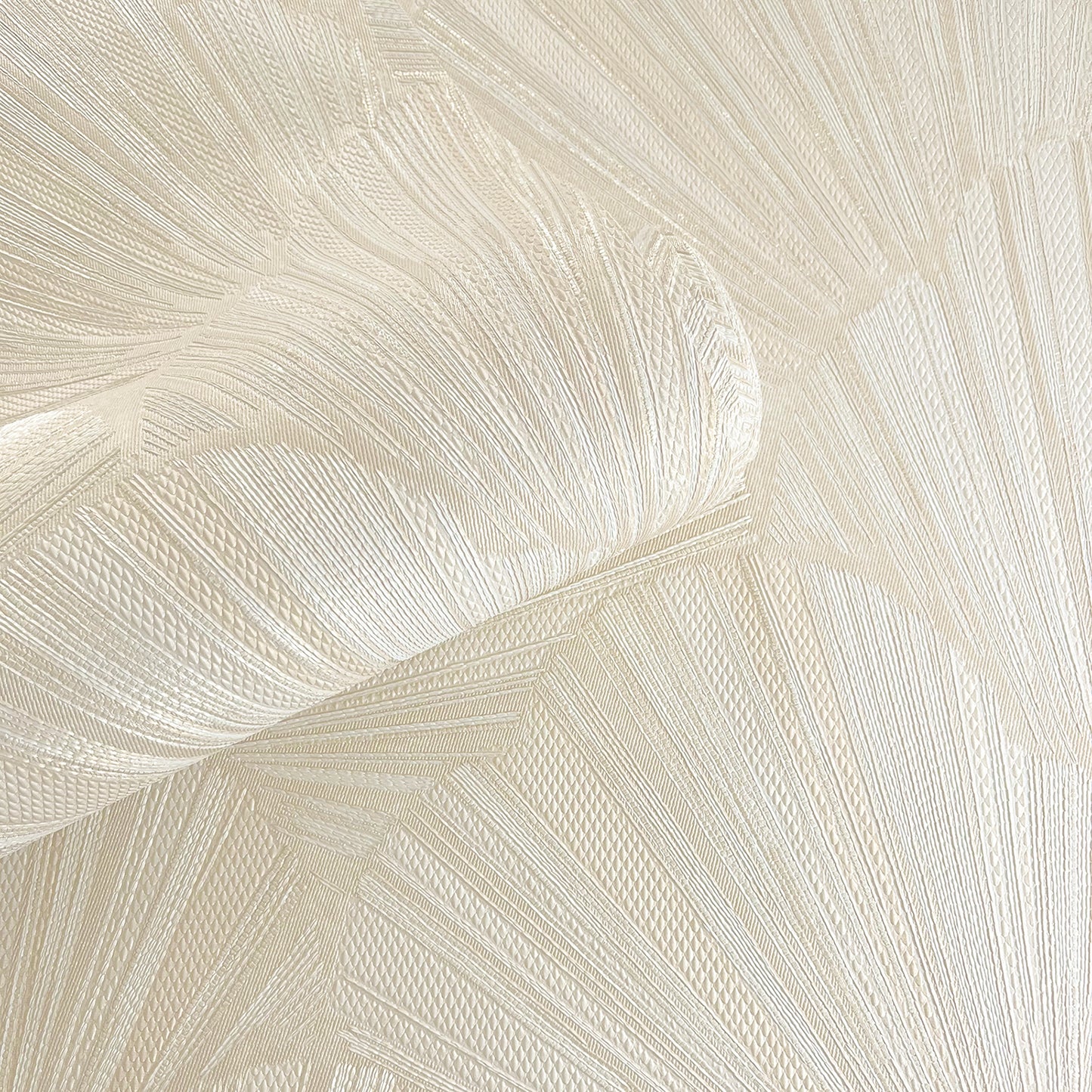 Allegra Cream Feature Italian Heavyweight Wallpaper by Belgravia Décor