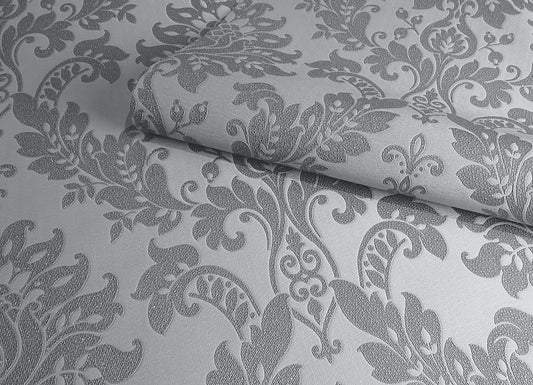 Clara Heavyweight Vinyl Charcoal Glitter by Holden Decor