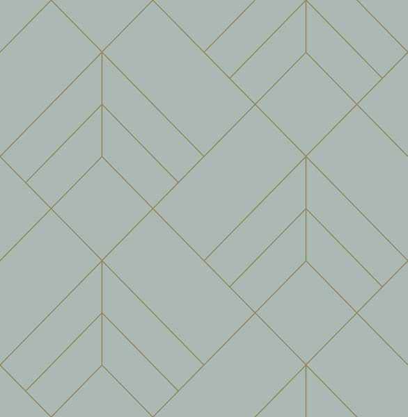 Sander Light Blue Geometric Wallpaper by A Street Prints