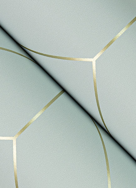 Sander Light Blue Geometric Wallpaper by A Street Prints