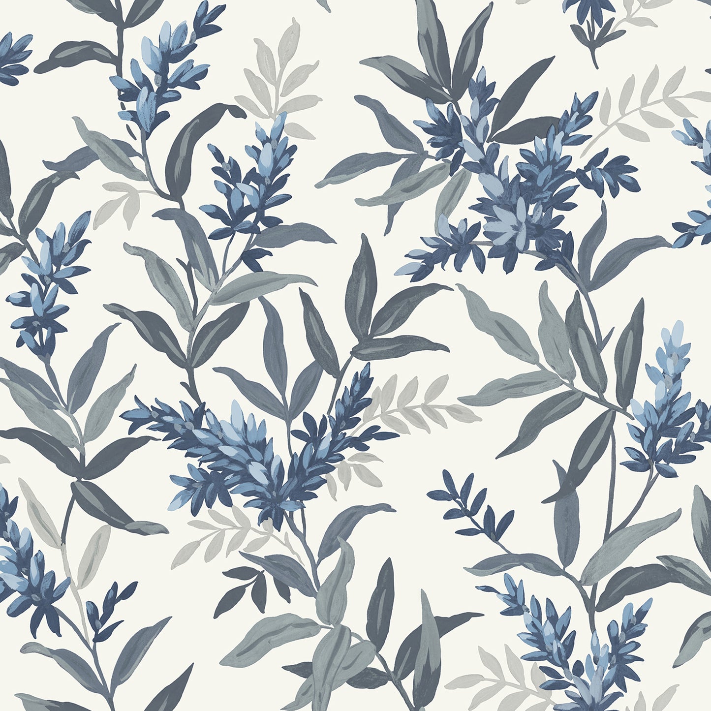 Olivia Floral Blue by Belgravia Décor