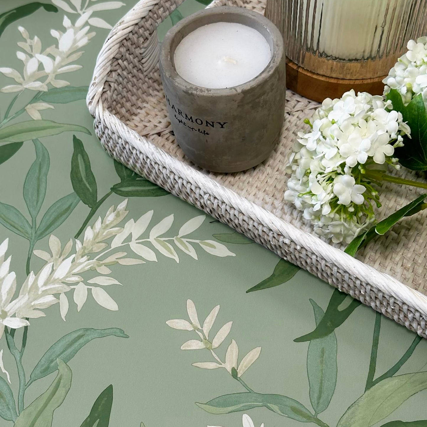 Olivia Floral Sage by Belgravia Décor