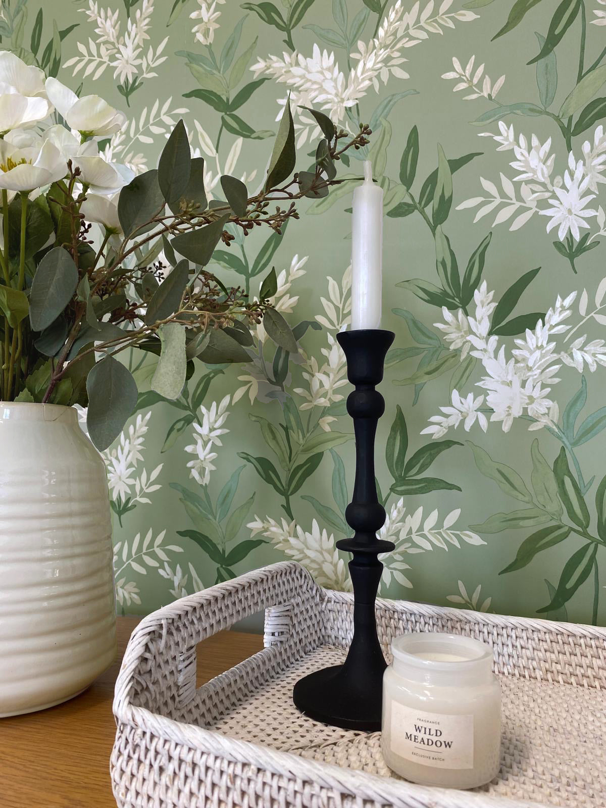 Olivia Floral Sage by Belgravia Décor