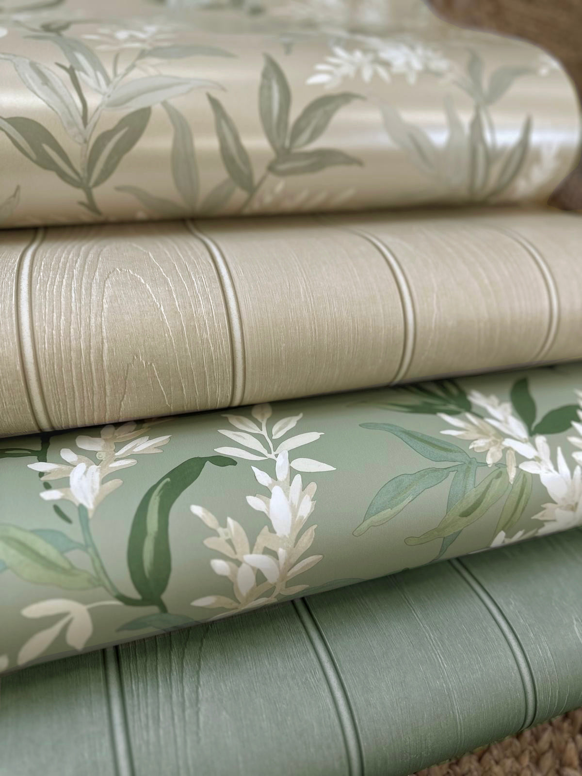 Olivia Floral Sage by Belgravia Décor