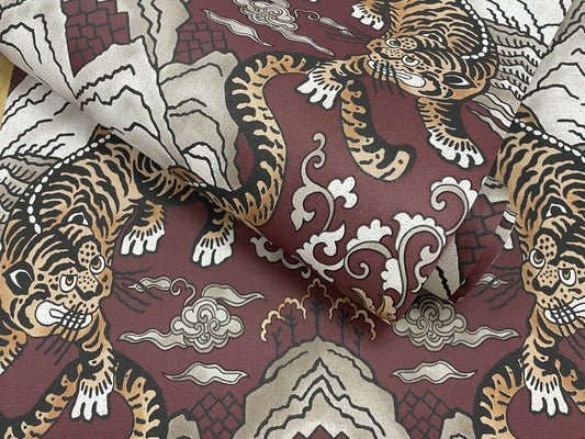 Tora Maroon by Holden Decor