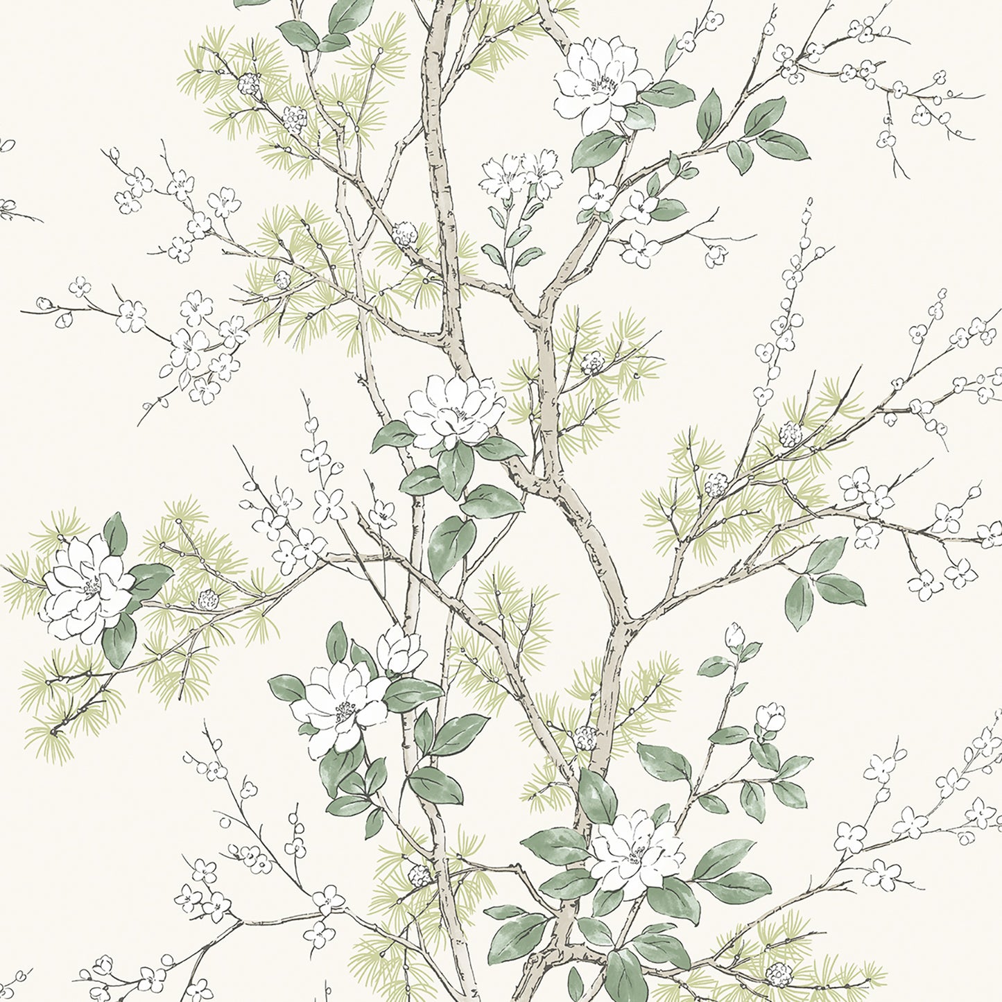 Bridget Floral Cream wallpaper by Belgravia Décor