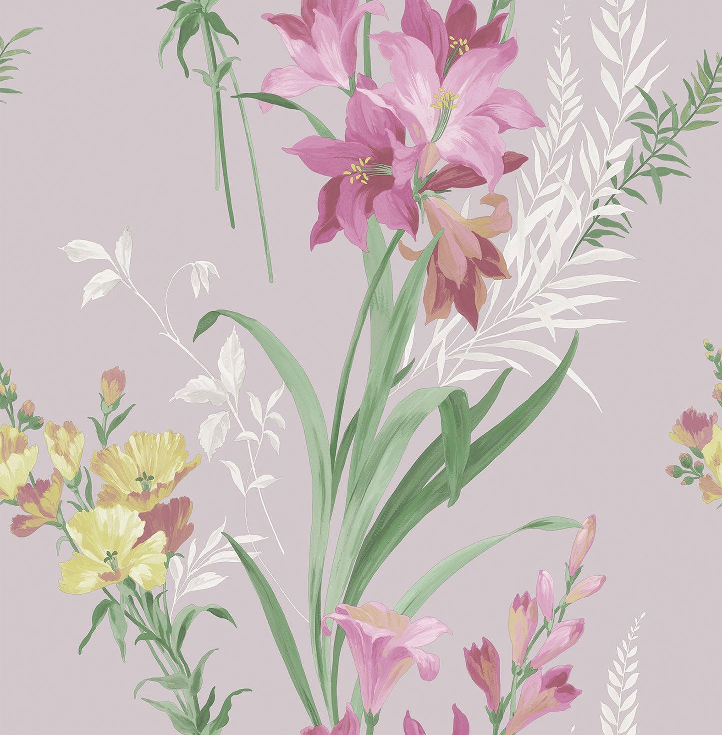 Thalia Pink Wallpaper by Belgravia Décor