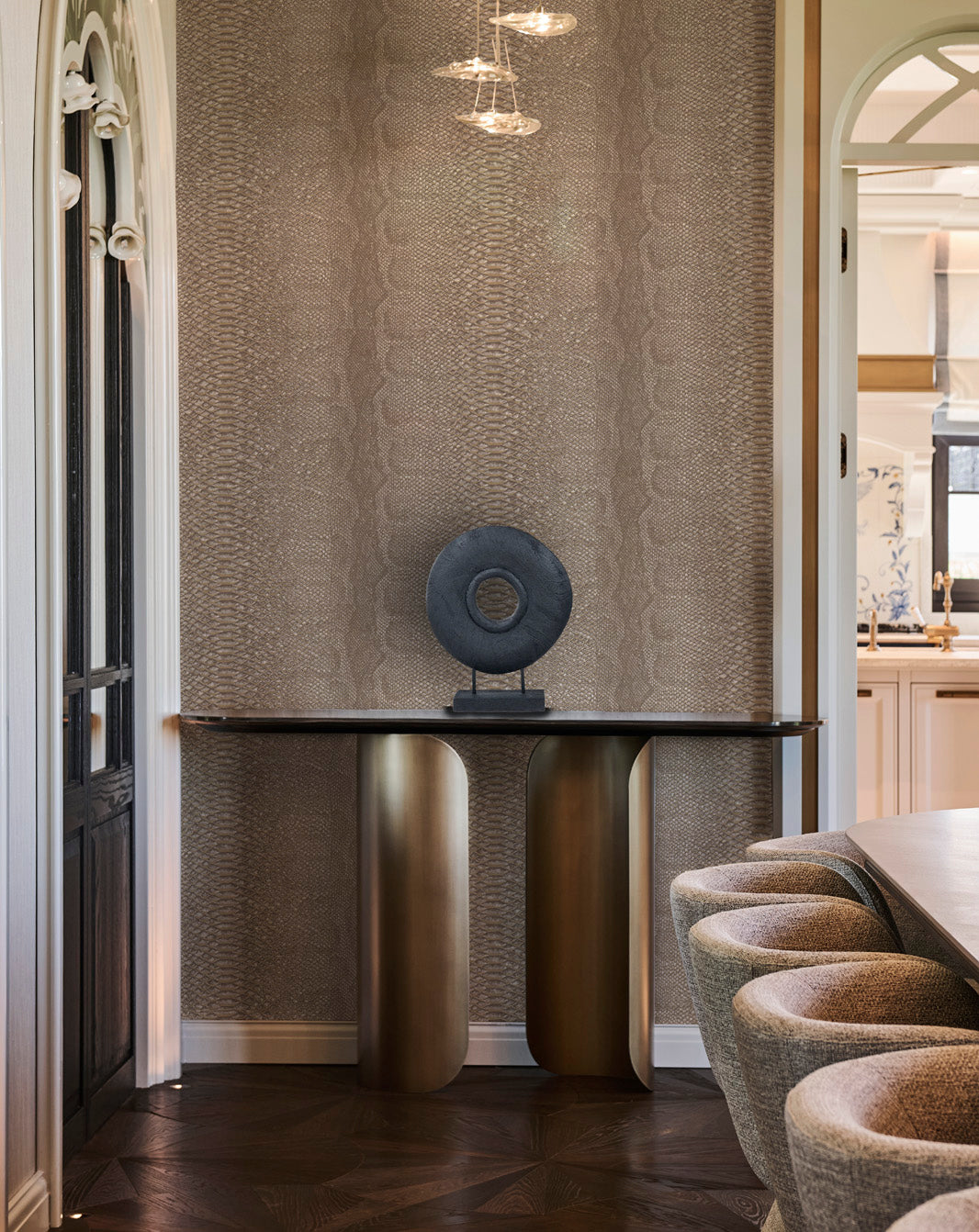 Animal Skin Mocha Wallpaper by Belgravia Décor