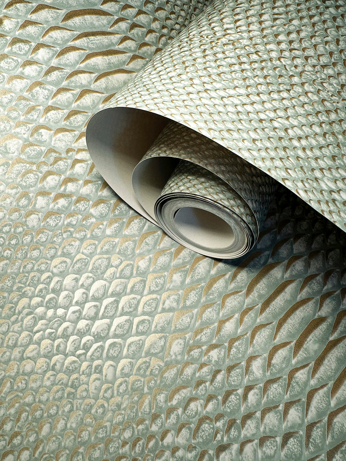 Animal Skin Sage Wallpaper by Belgravia Décor