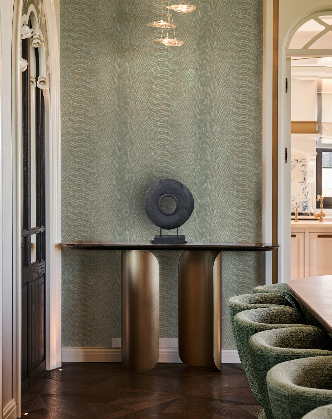 Animal Skin Sage Wallpaper by Belgravia Décor
