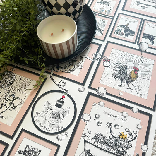 Madhouse Wallpaper Pink by Belgravia Décor