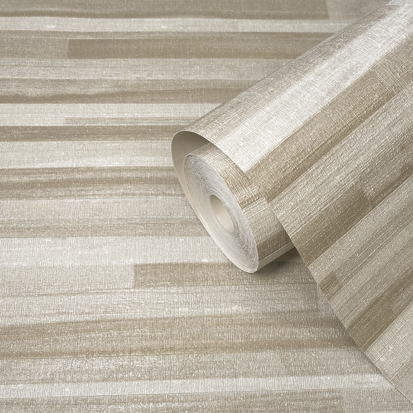 Palma Wood White/Champagne Luxury Heavyweight Textured Wallpaper by Belgravia Décor