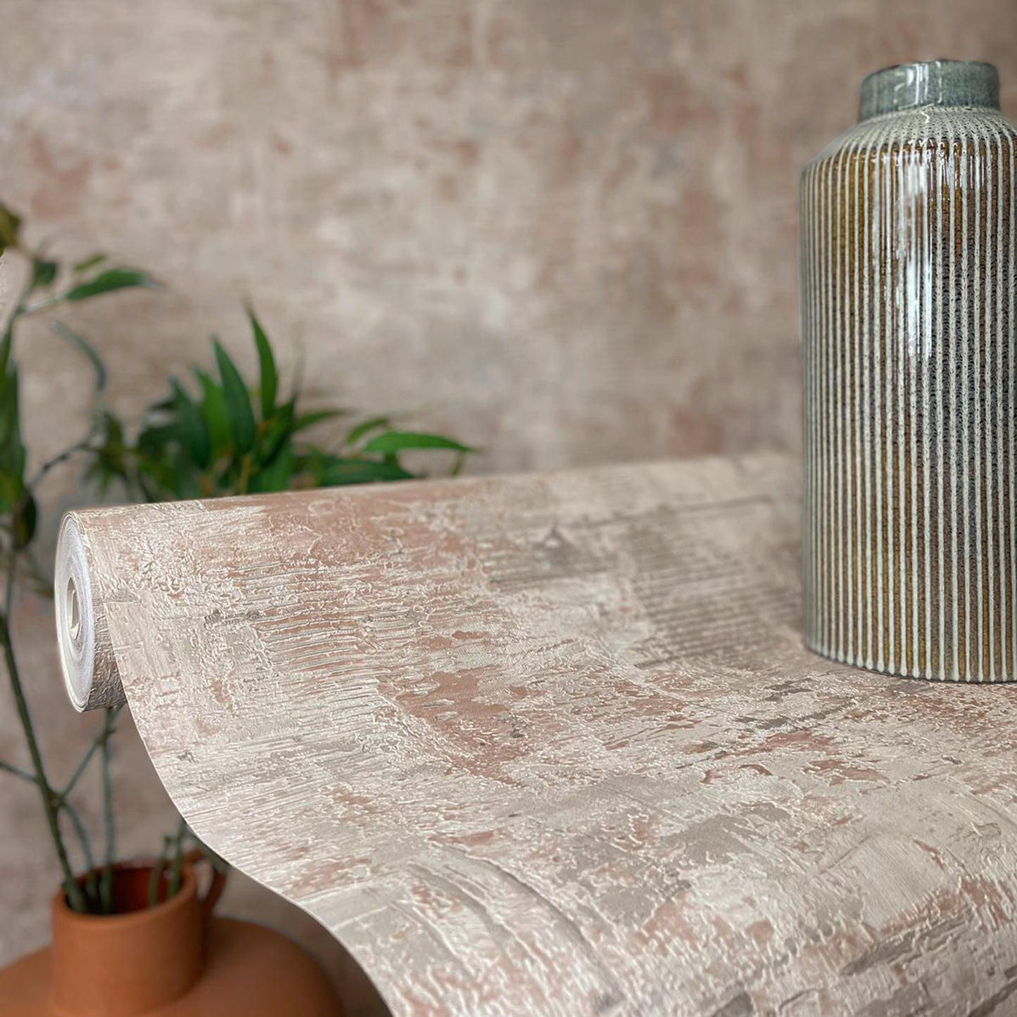 Plaster Natural Luxury Italian wallpaper by Belgravia Décor
