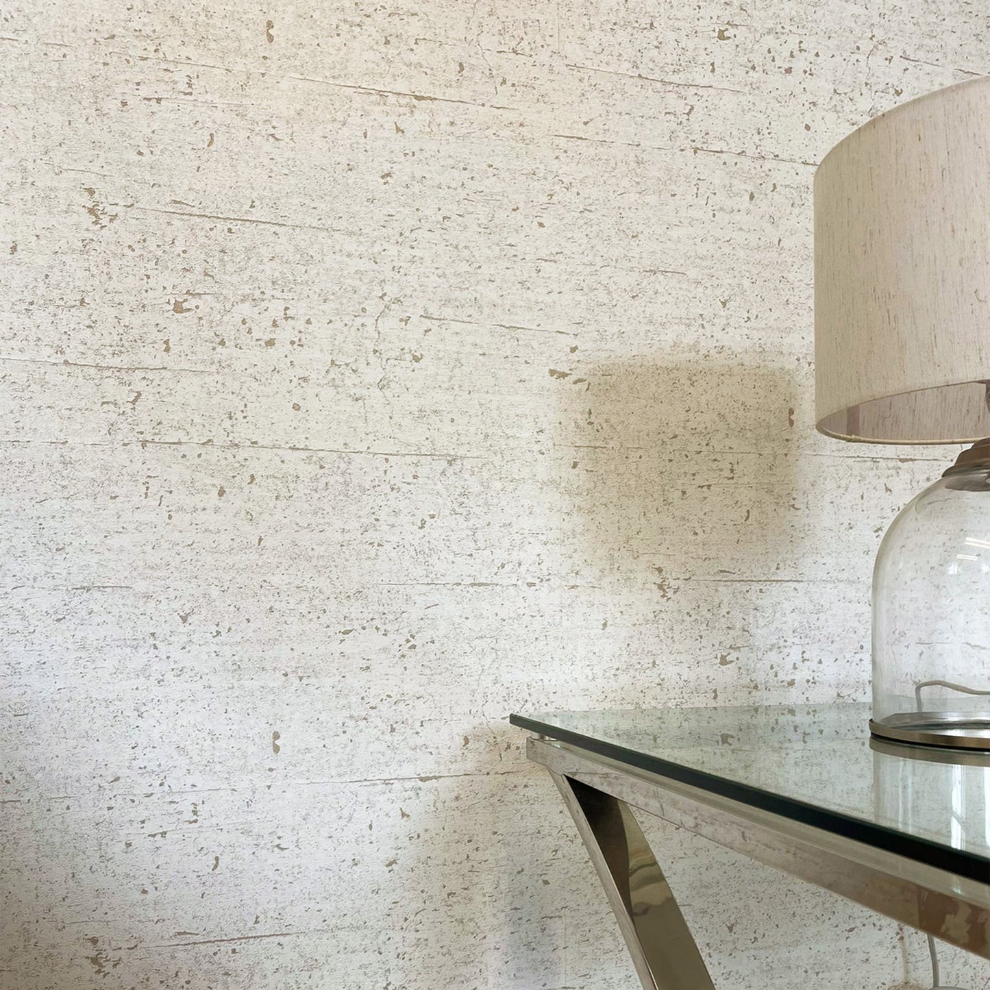 Concrete White Heavy Weight Wallpaper by Belgravia Décor