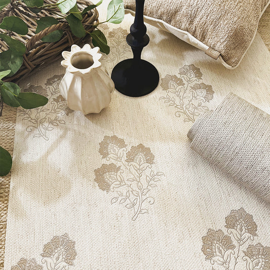 Carlotta Beige Luxury Heavyweight Vinyl by Belgravia Décor