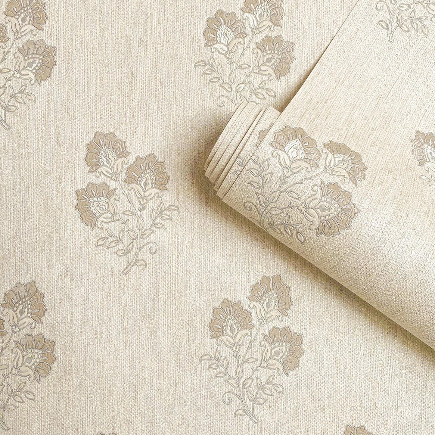 Carlotta Beige Luxury Heavyweight Vinyl by Belgravia Décor