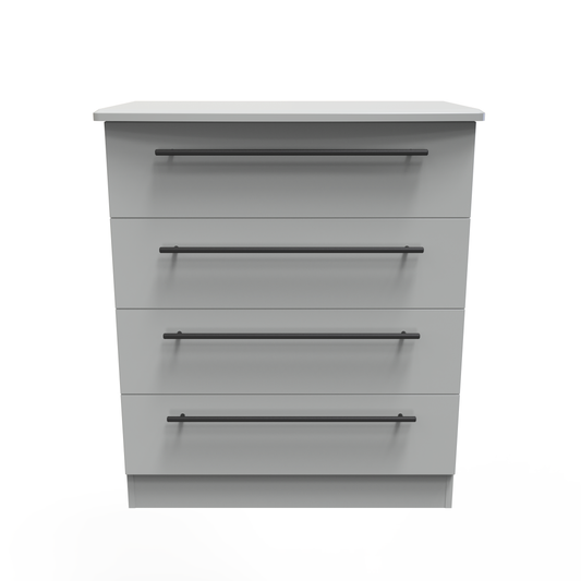 Palmer 4 Drawer Chest in Dusk Grey by Welcome Furniture