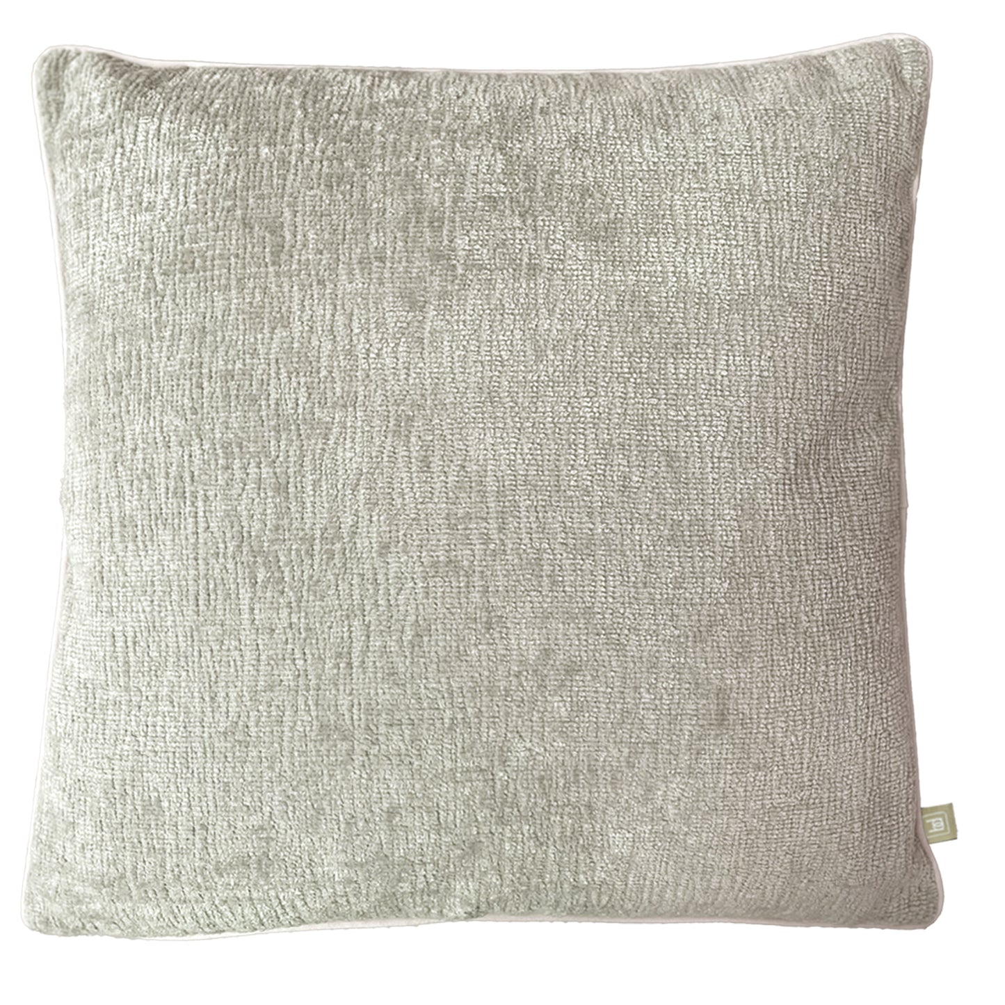 Chenille Cushion Grey 50x50cm pack of 2 by Belgravia