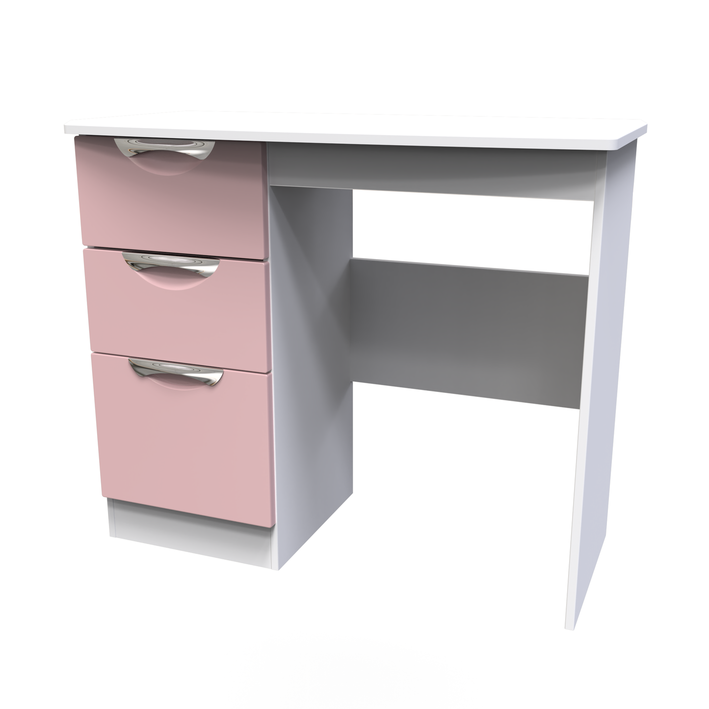 Isabelle Vanity Table in Kobe Pink White by Welcome Furniture