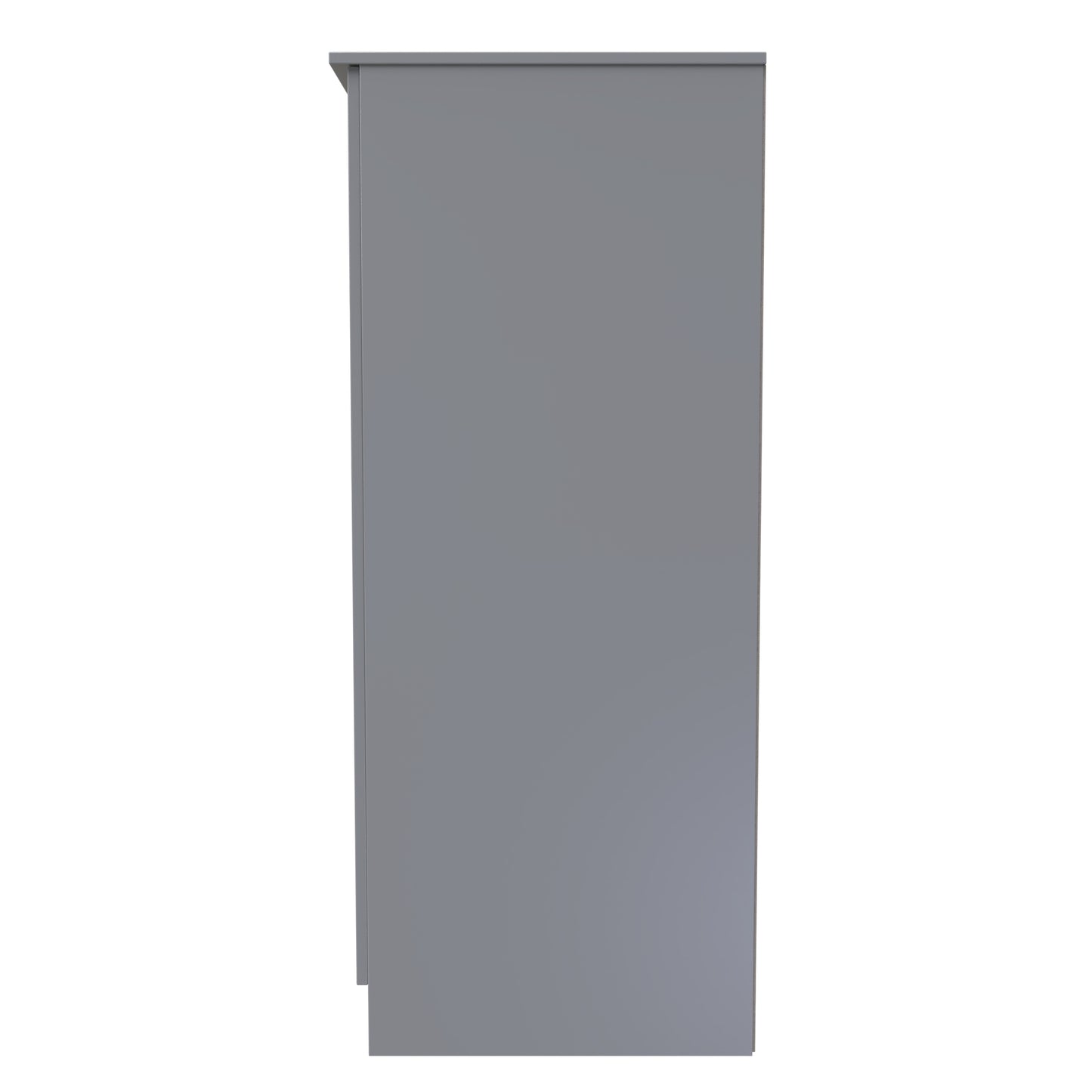 Kal 2 Door Midi Robe in Dusk Grey by Welcome Furniture