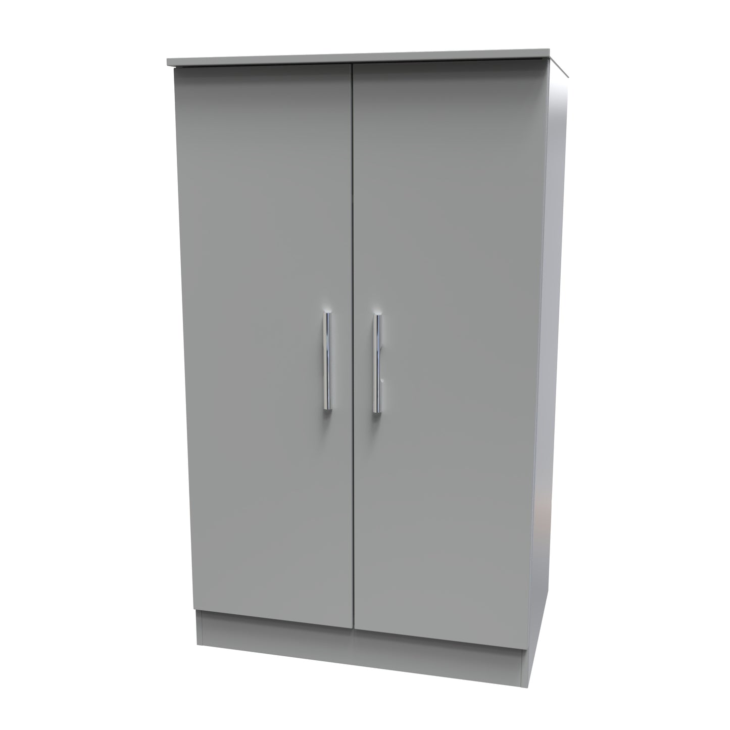 Kal 2 Door Midi Robe in Dusk Grey by Welcome Furniture