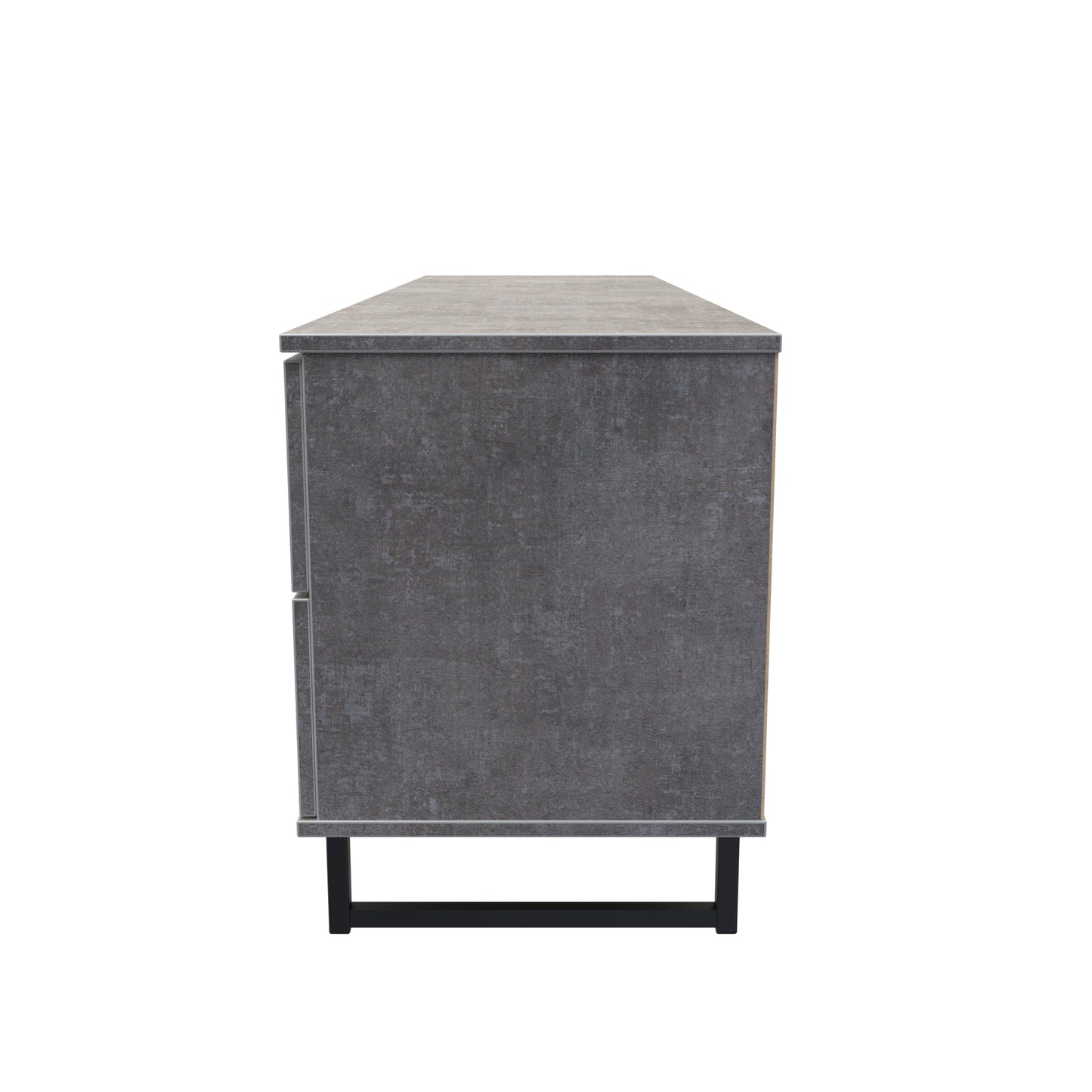 Birdie 2 Door 2 Drawer TV Unit in Pewter by Welcome Furniture