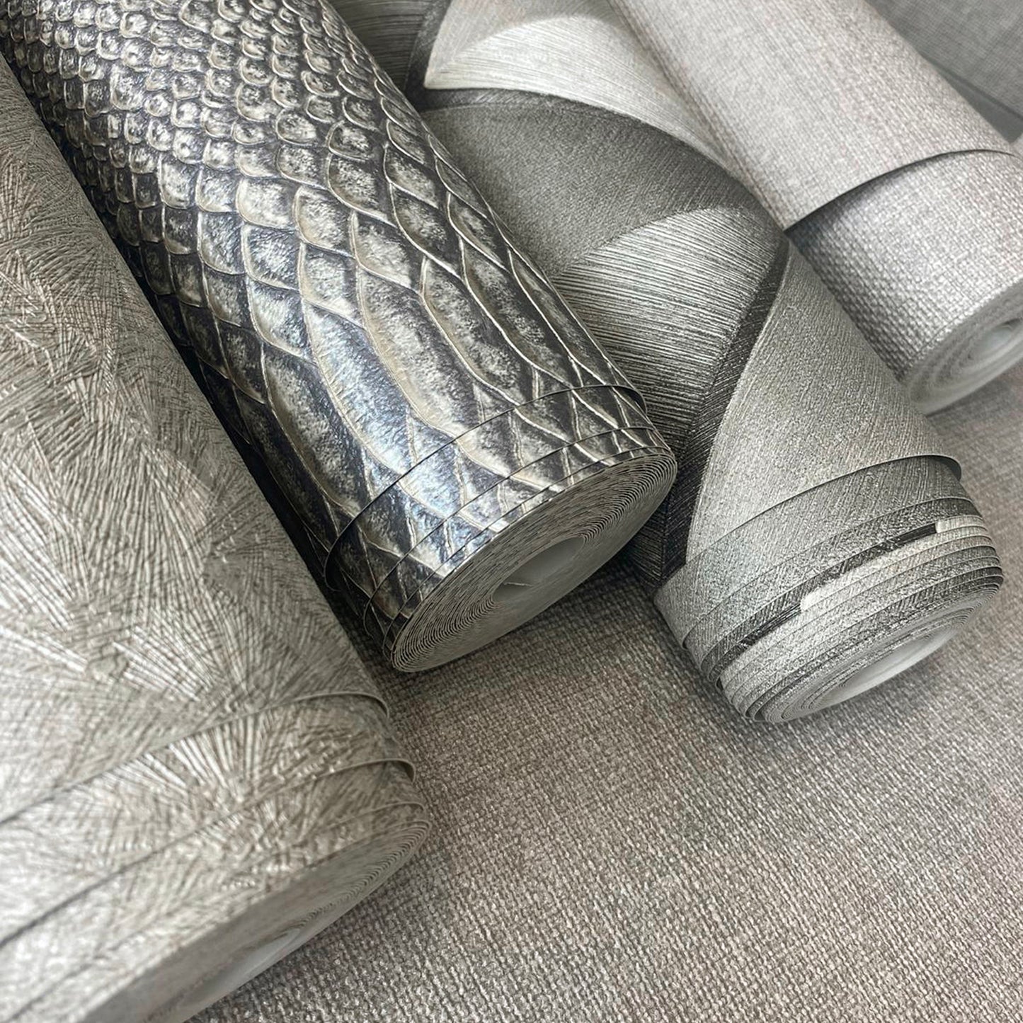 Bowie Silver Grey Luxury Italian Heavyweight by Belmont House