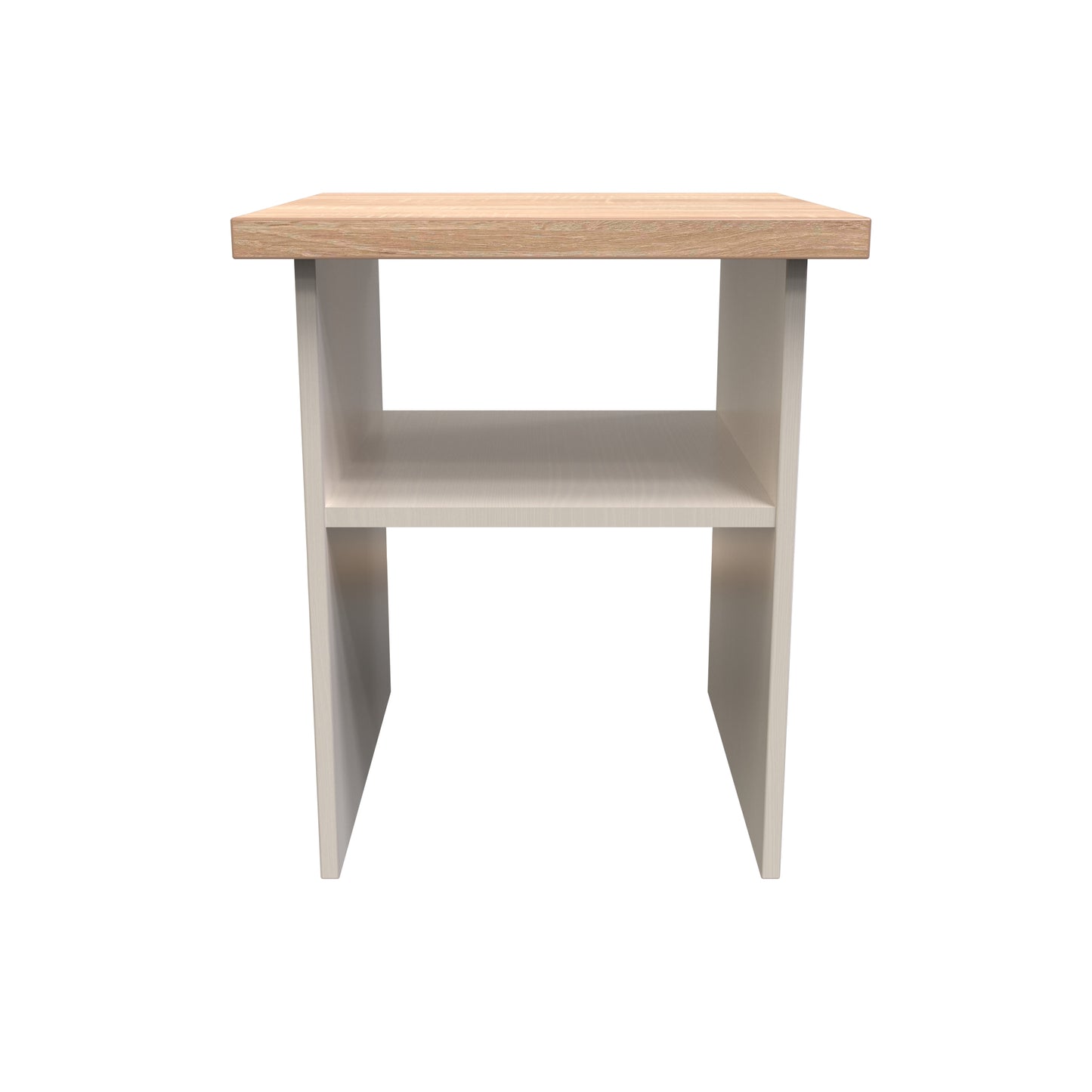 Washington Lamp Table in Kashmir Ash with Bardolino Oak by Welcome Furniture