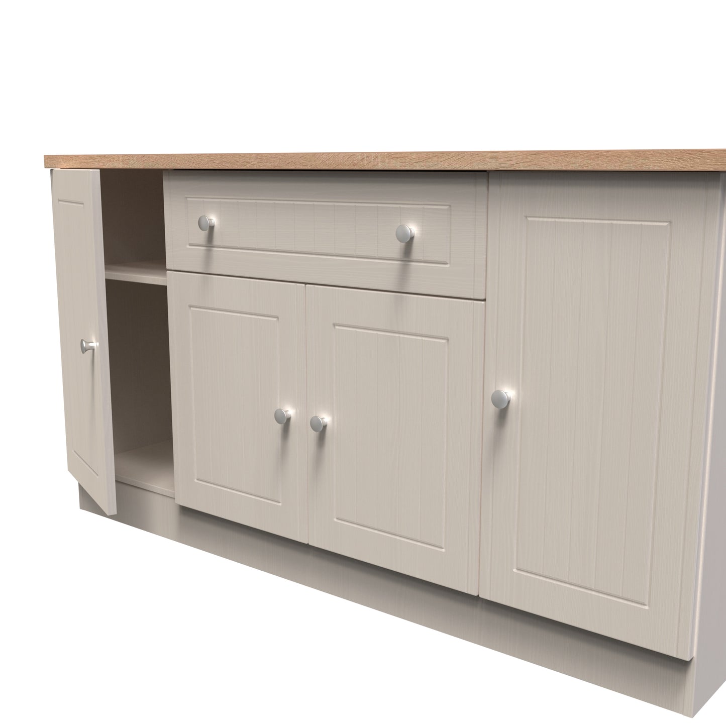 Washington 4 Door 1 Drawer Wide Unit by Welcome Furniture