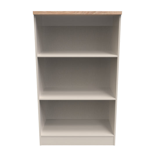 Washington Bookcase in Kashmir Ash with Bardolino Oak by Welcome Furniture