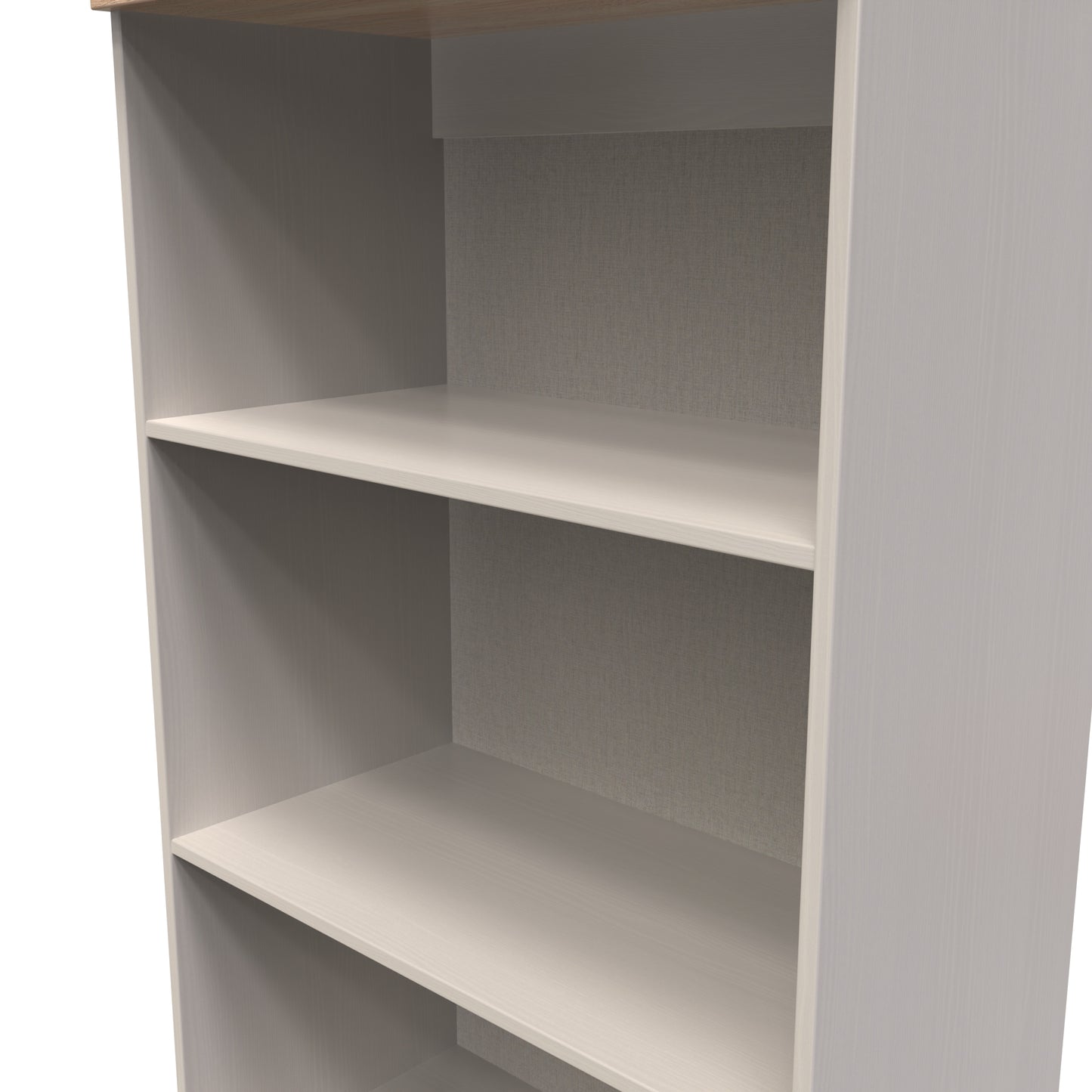 Washington Bookcase in Kashmir Ash with Bardolino Oak by Welcome Furniture